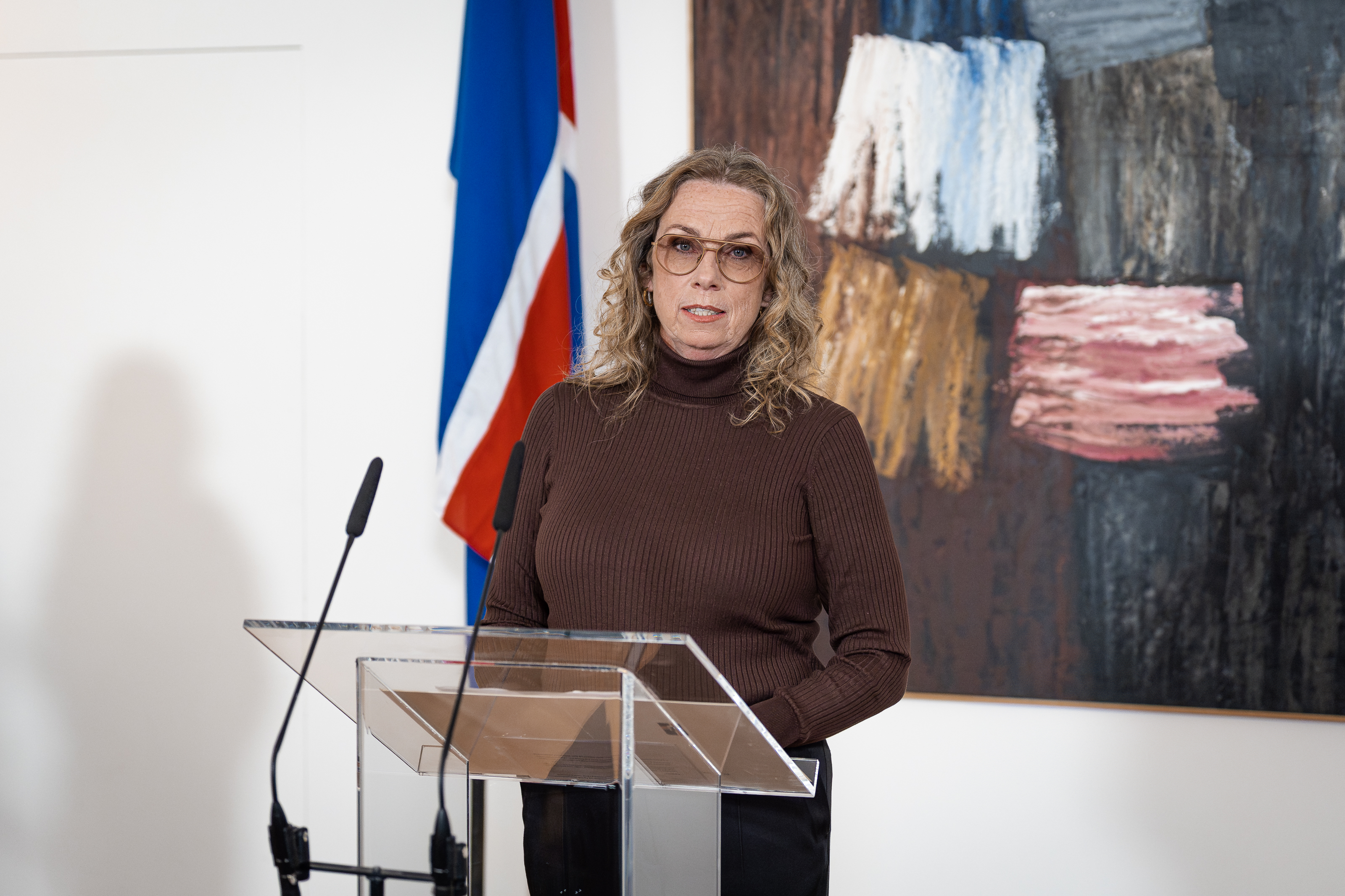 Þórgunnur Reykjalín skólastjóri Borgarhólsskóla.