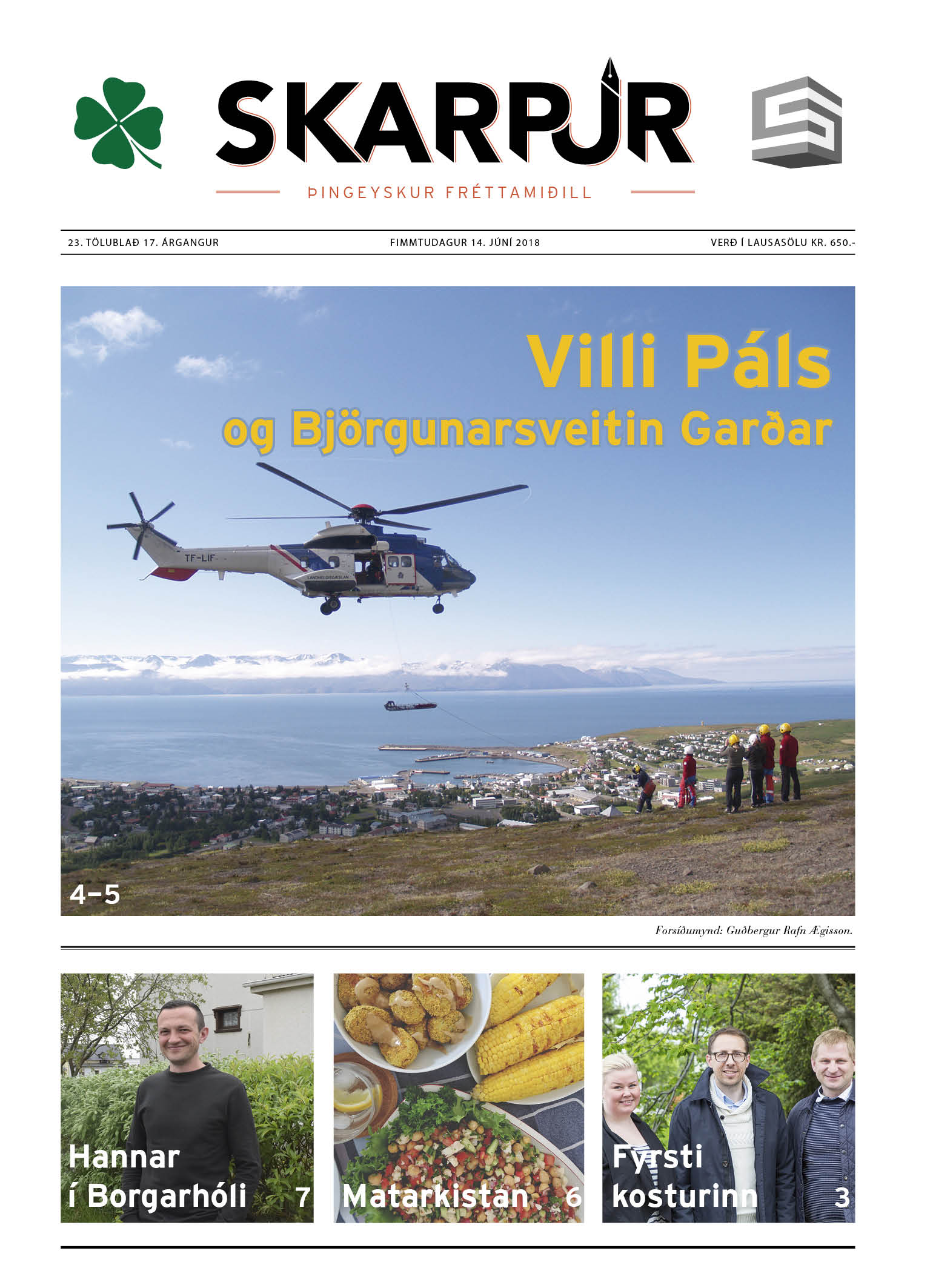 Forsíða Skarps 23. tbl. Forsíða Skarps 23. tbl.