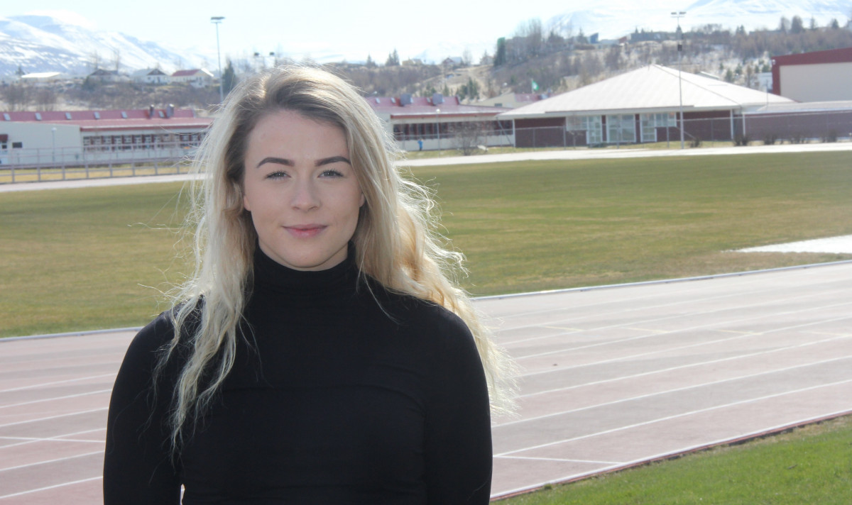 Sandra María Jessen hefur náð sér eftir erfið meiðsli og verður í eldlínunni á EM í Hollandi. Mynd/Þ…