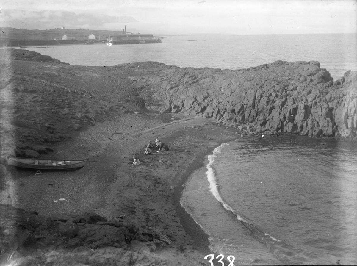 Arthur Gook tók þessa mynd, sennilega í kringum 1908 og eins og sést þá var Sílabás eins og hann e…