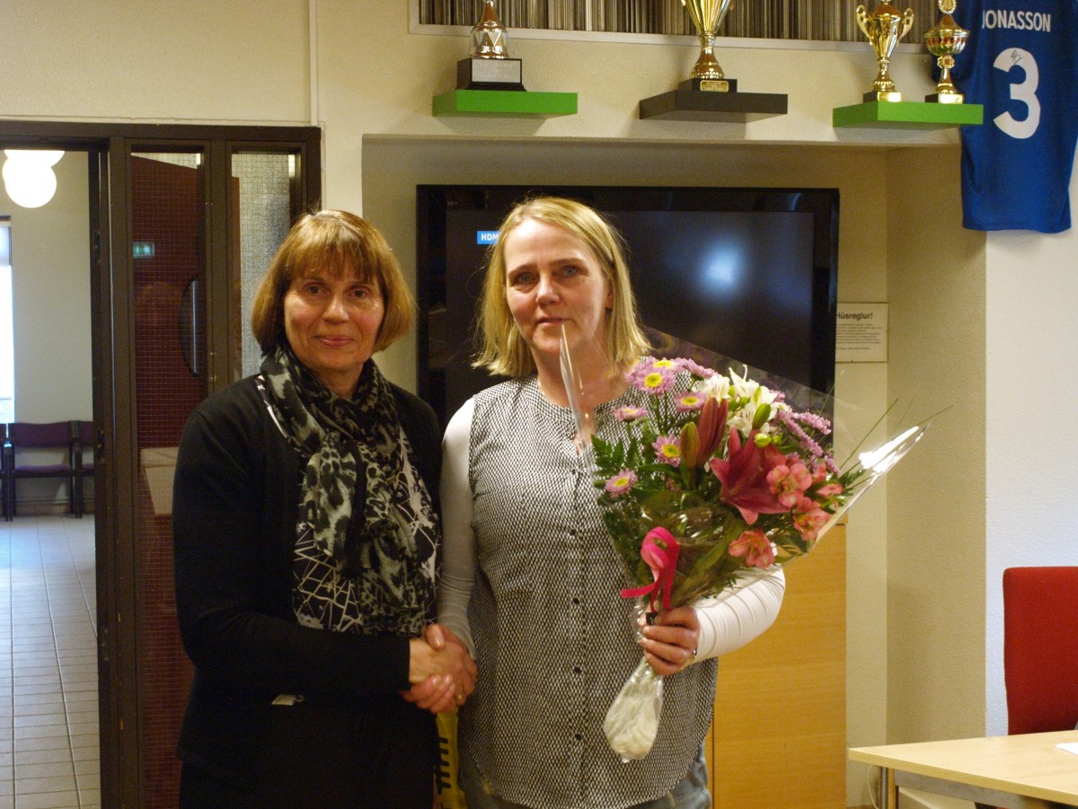 Elín Gunnsteinsdóttir gekk úr aðalstjórn Völsungs þar sem hún hefur gegnt starfi ritara um árabil. G…
