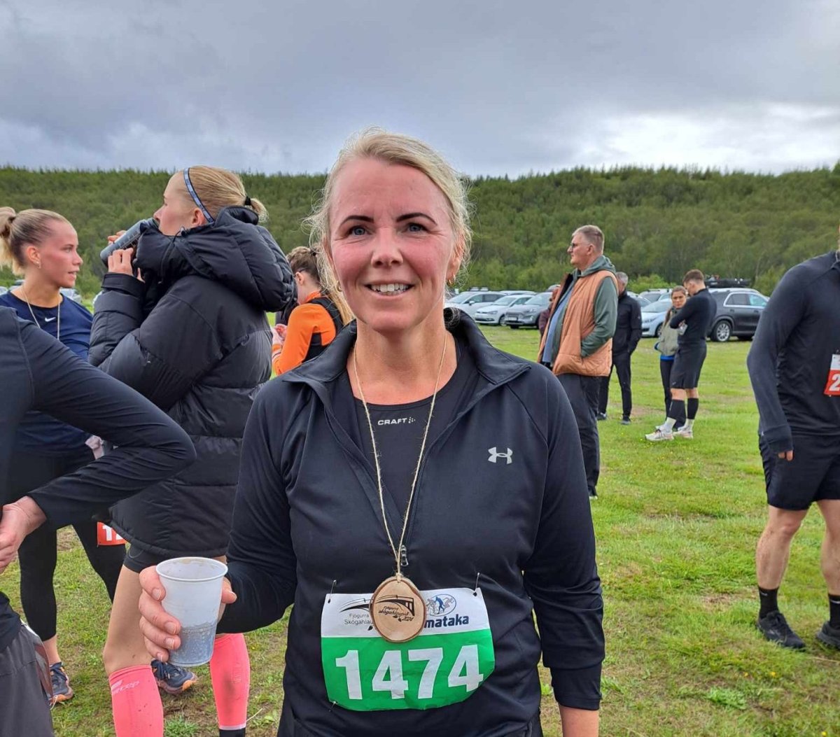 Árný, eða Adda eins og hún er jafnan kölluð þóttist ekki vera mikil hlaupakona, en þó virðist hún dú…