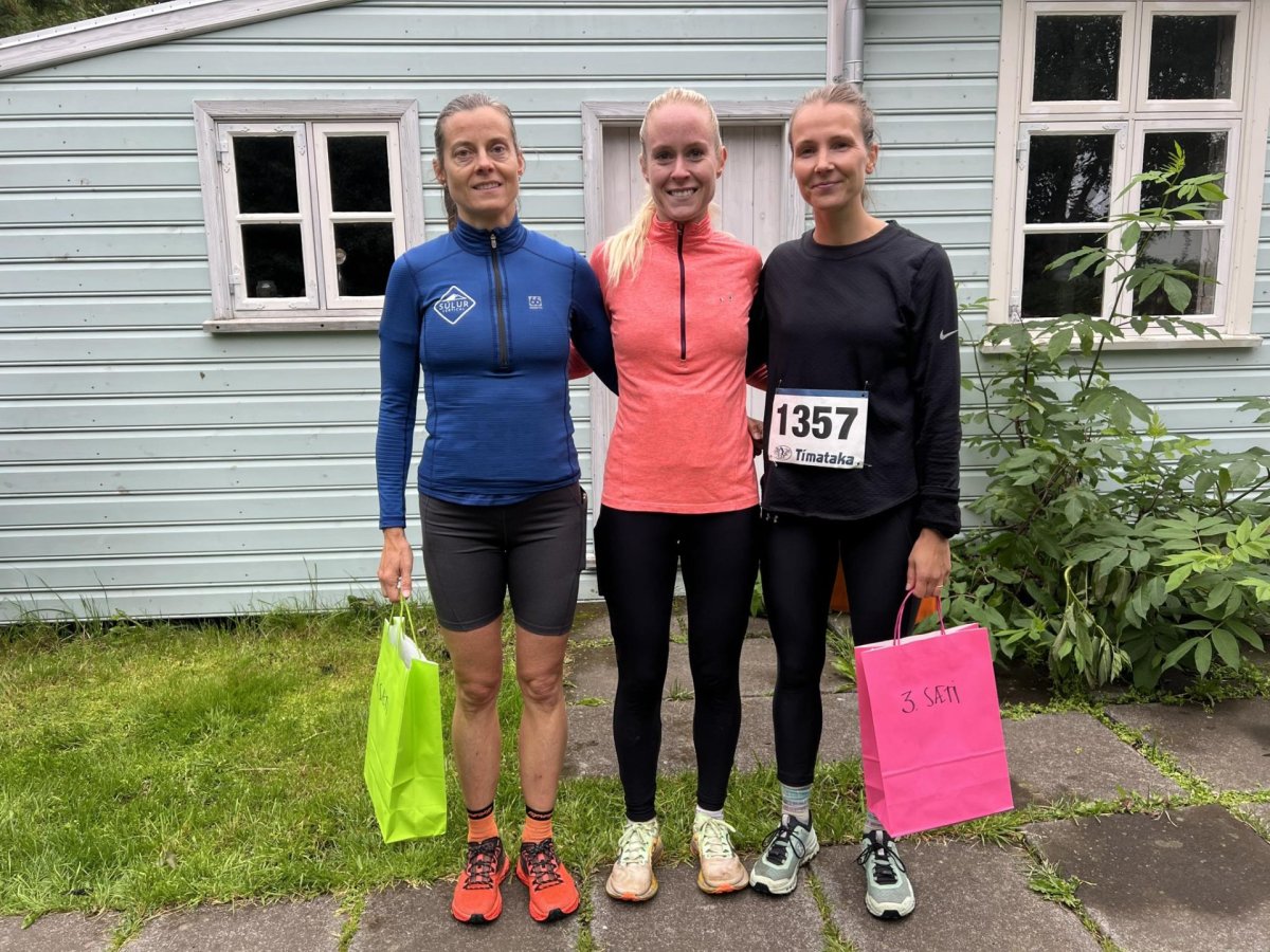 Frá vinstri: Rannveig Oddsdóttir 2 sæti, Sigþóra Brynja Kristjánsdóttir 1 sæti og Sigrún Björg Aðalg…