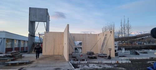 Mikil eftirvænting er í Eyjafjarðarsveit vegna nýbyggingar við Hrafnagilsskóla. Mynd á vef Eyjafjar…