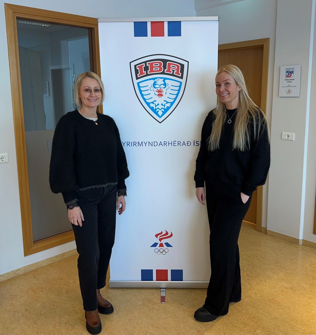 Jóna Jónsdóttir formaður ÍBA og Helga Björg Ingvadóttir framkvæmdastjóri. Þær vonast til að sjá sem …