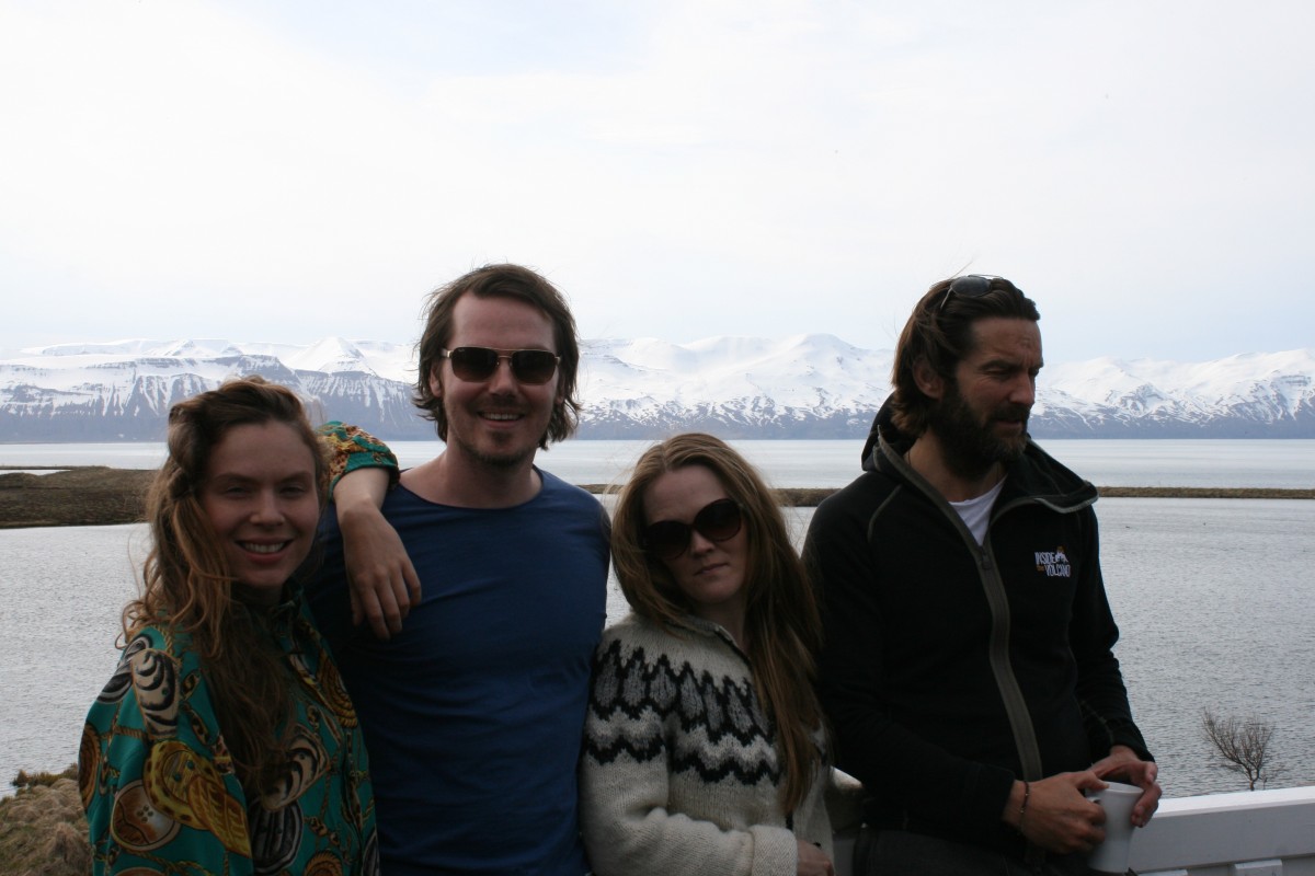 Listhópurinn Vinnslan; Harpa Fönn, Biggi Hilmars, Vala Ómarsdóttir og Guðmundur Ingi Þorvaldsson. My…