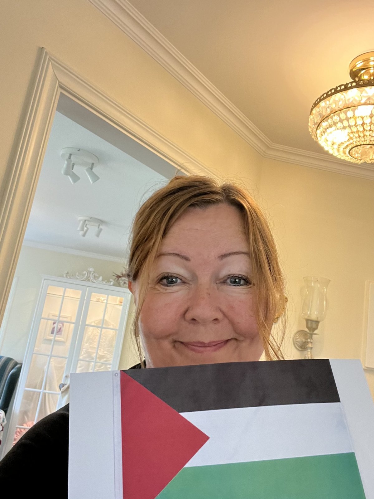 Kristín S. Bjarnadóttir hjúkrunarfræðingur hefur veitt fjölskyldum á Gaza stuðning. Hún rakst á hjál…