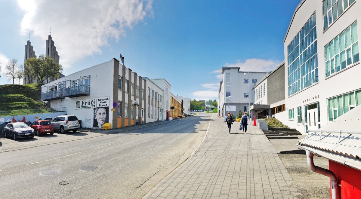 Listagilið á Akureyri. Mynd/Akureyri.is