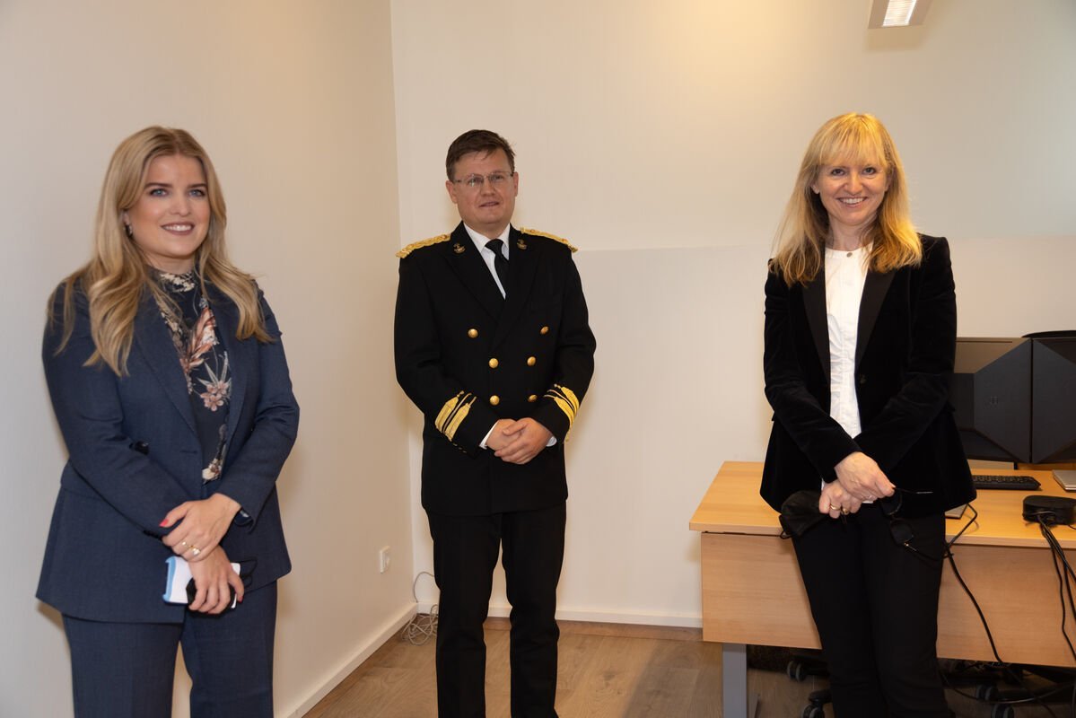 Áslaug Arna Sigurbjörnsdóttir dómsmálaráðherra, Svavar Pálsson sýslumaður á Norðurlandi eystra, og H…
