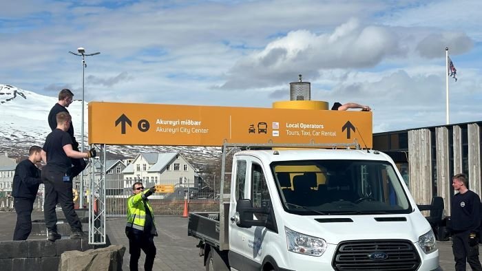 Starfsfólk HN hefur unnið að því undanfarnar vikur að gera hafnarsvæðið öruggara bæði fyrir starfsme…