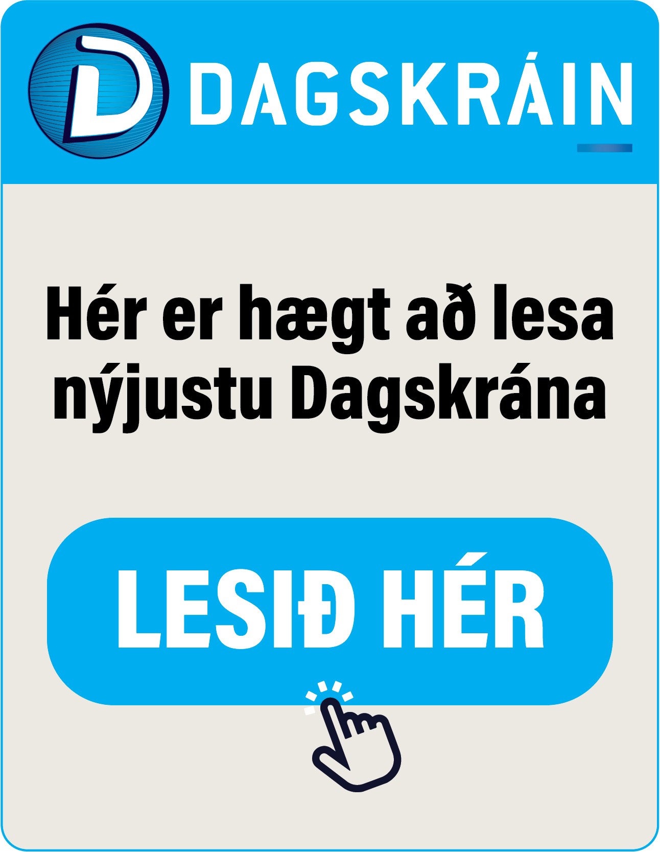 Dagskrain